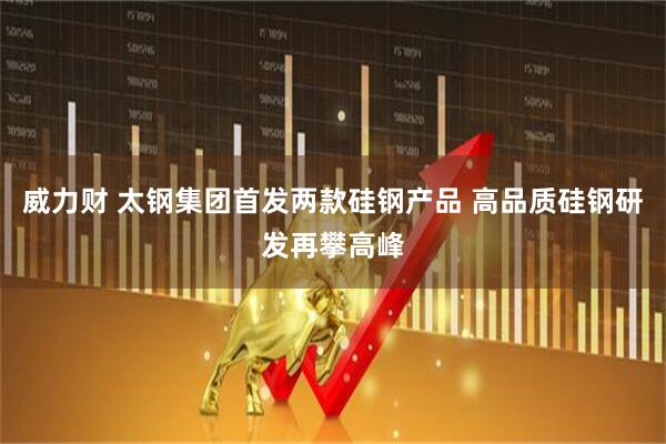 威力财 太钢集团首发两款硅钢产品 高品质硅钢研发再攀高峰